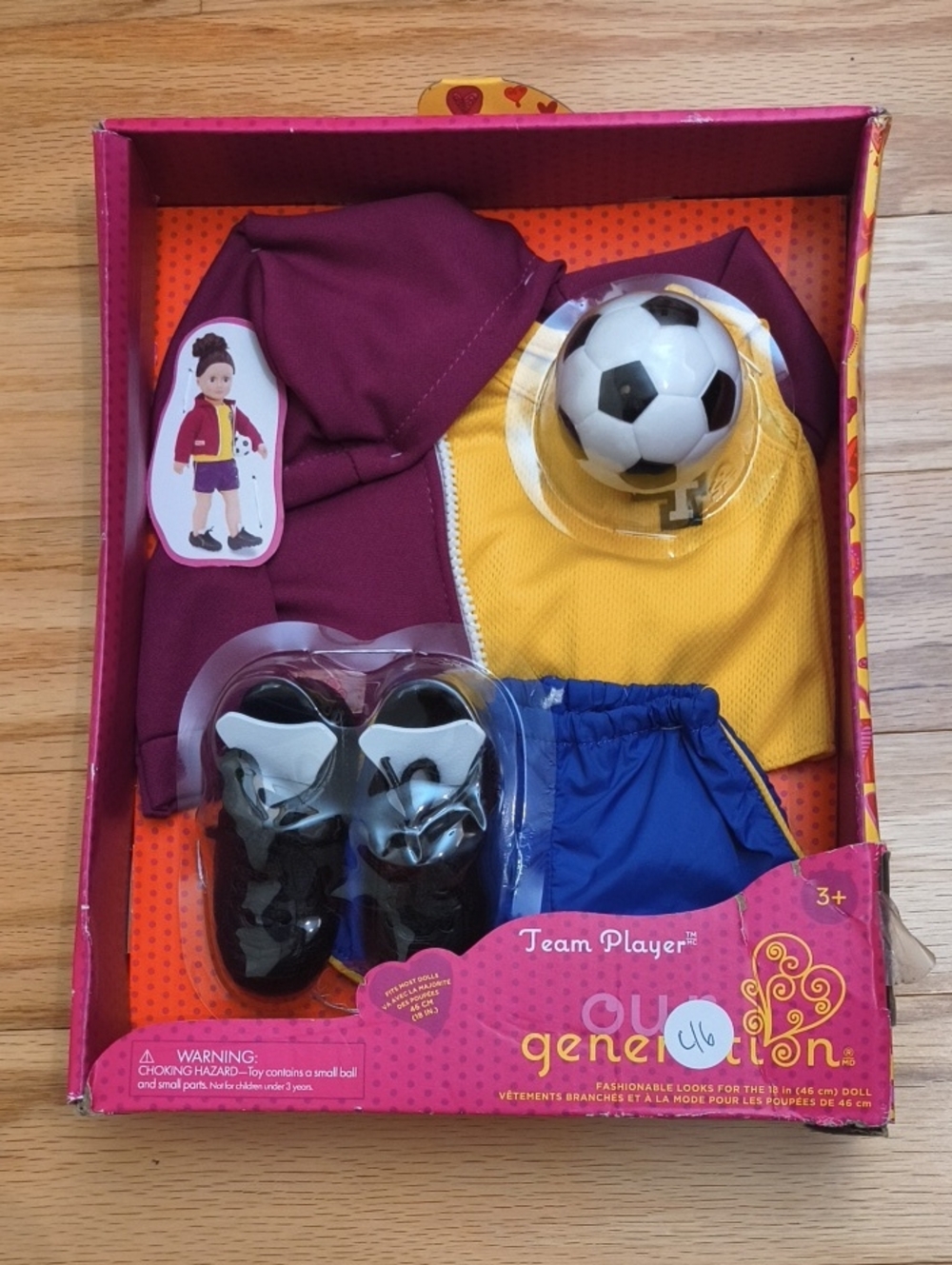 Our Generation Team Player Outfit NWT